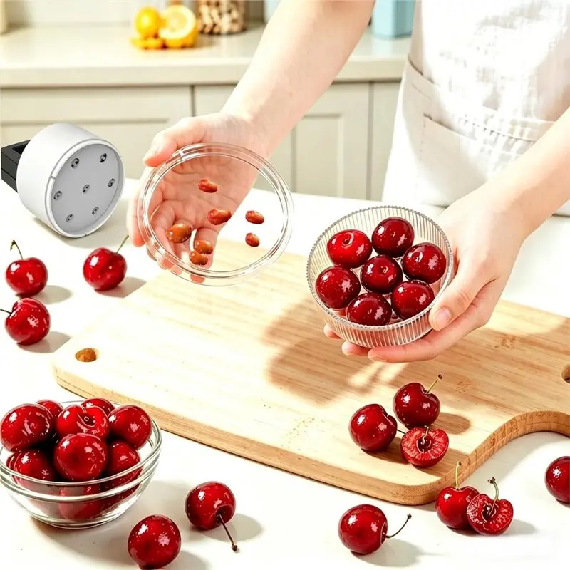 AC62-Cherry Pitter Multiple, Cherrys Pitter Corer Tool, Quick Portable Cherry Pitting Tool, Easy To Use For Making Cherry Jam
