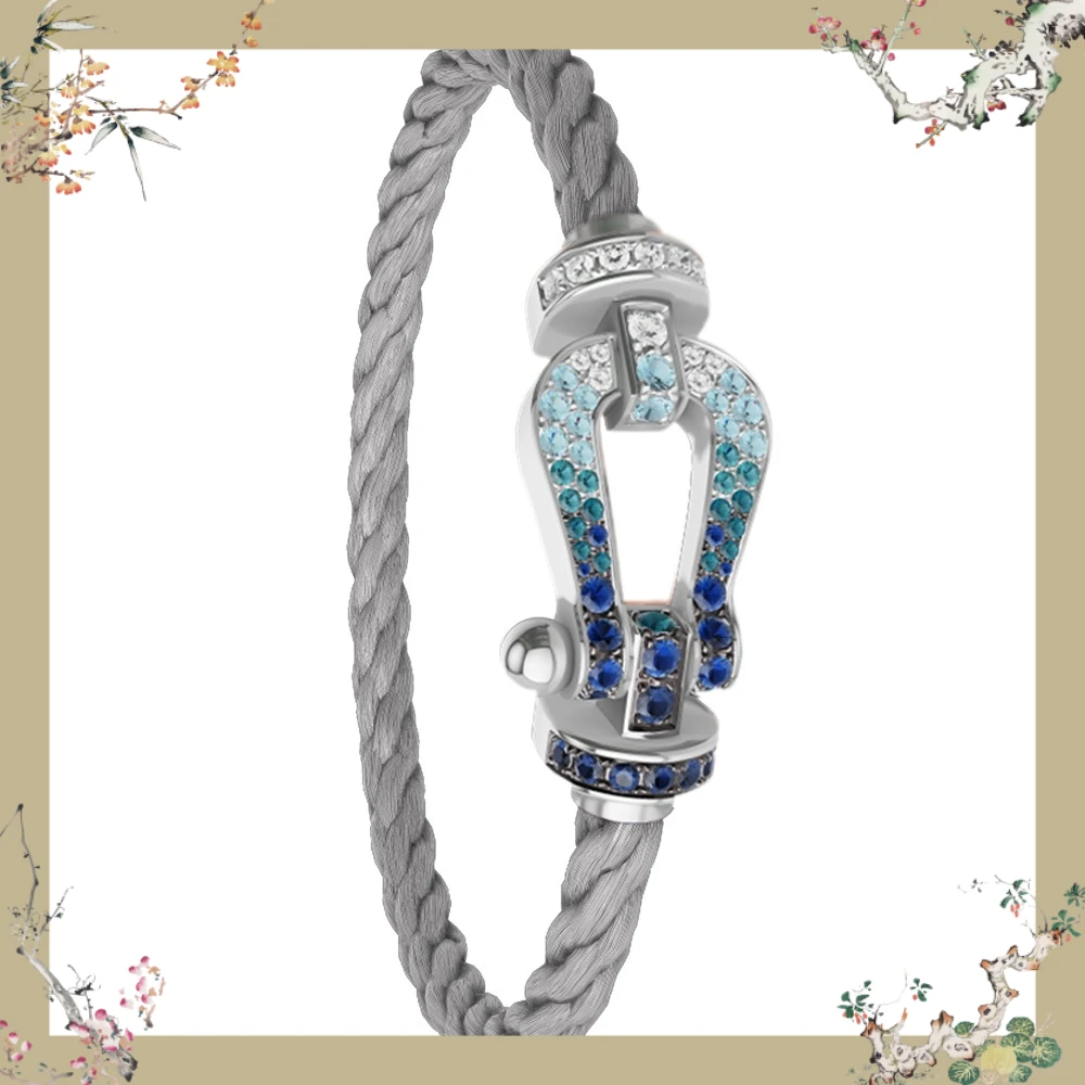 

Новый браслет VZZS из нержавеющей стали 925 пробы с двойным рядом цветных цирконов, для женщин, на каждый день, для вечеринок, роскошный подарок для пары, ювелирное украшение.