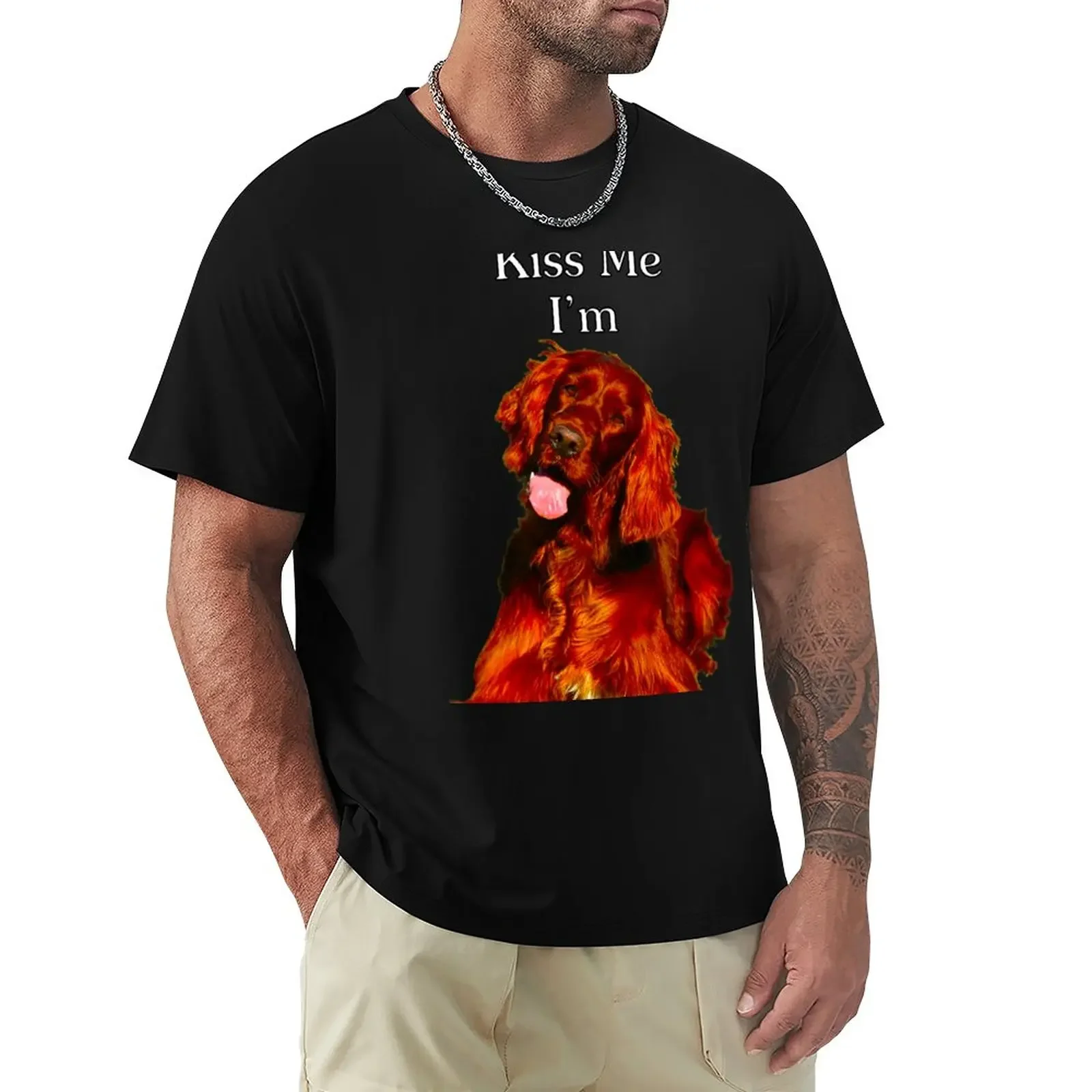 Irish Setter Lovers T-Shirt tees plus sizes aesthetic clothes men graphic t shirts Blouse for a boy men clothing