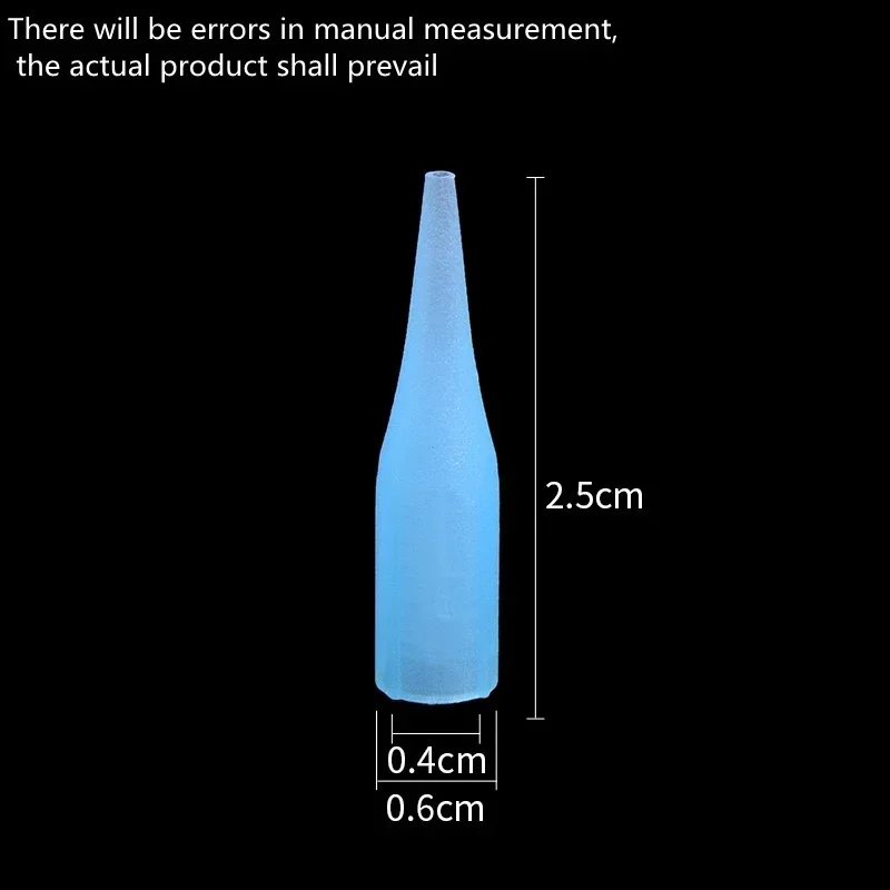 100pcs/pack Blue Microblading Small Size Disposable Tattoo Needle Caps for Permanent Makeup Machine Tattoo Supplies Tools