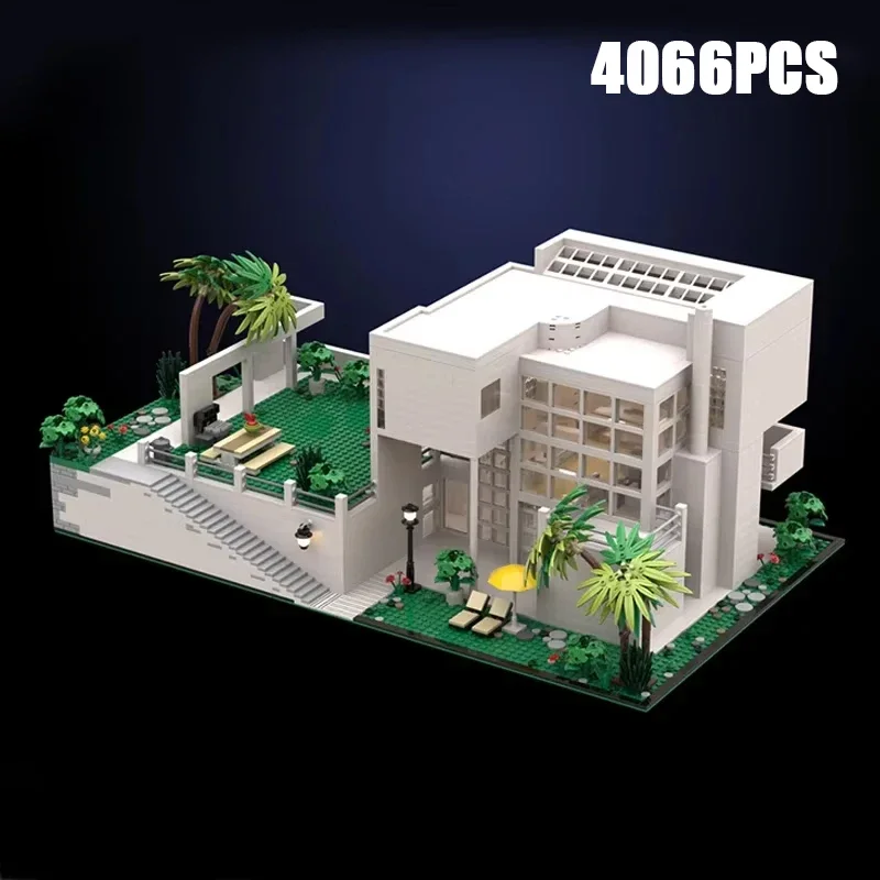 

Moc Building Blocks Street View Model Famous Apartments Technical Bricks DIY Assembly Construction Toys For Childr Holiday Gifts