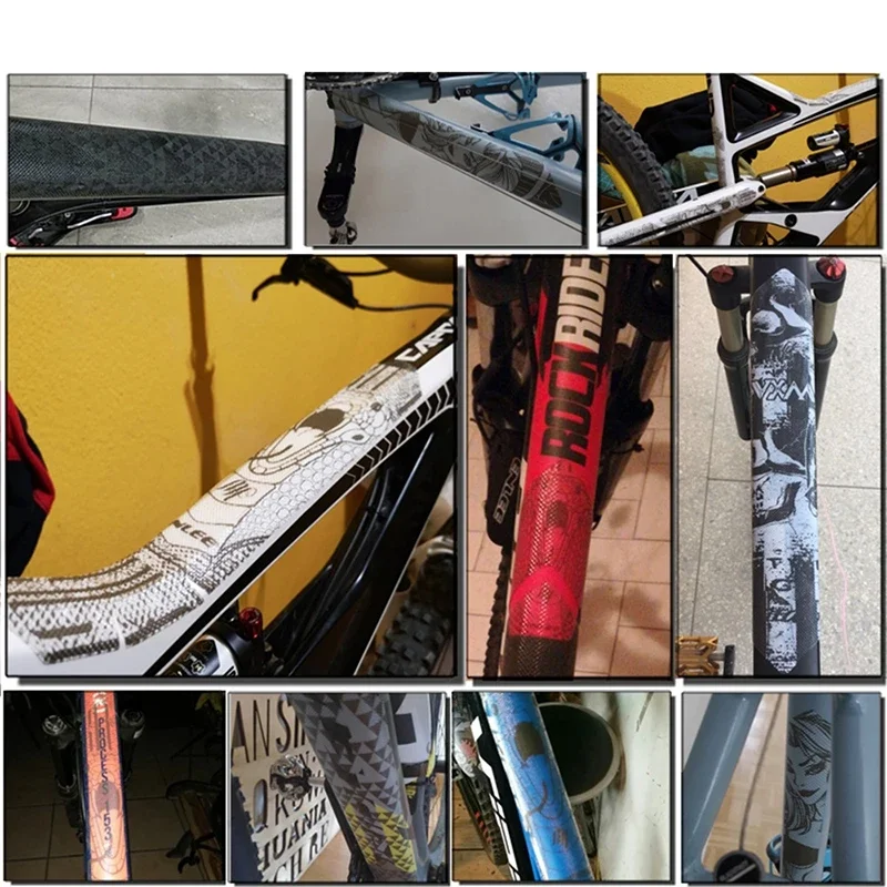 ENLEE Neue Abnehmbare Aufkleber Rennrad Paster Schutz Abdeckung 3D MTB Mountainbike Kratzfest Schützen Rahmen Schutz – Detail 18