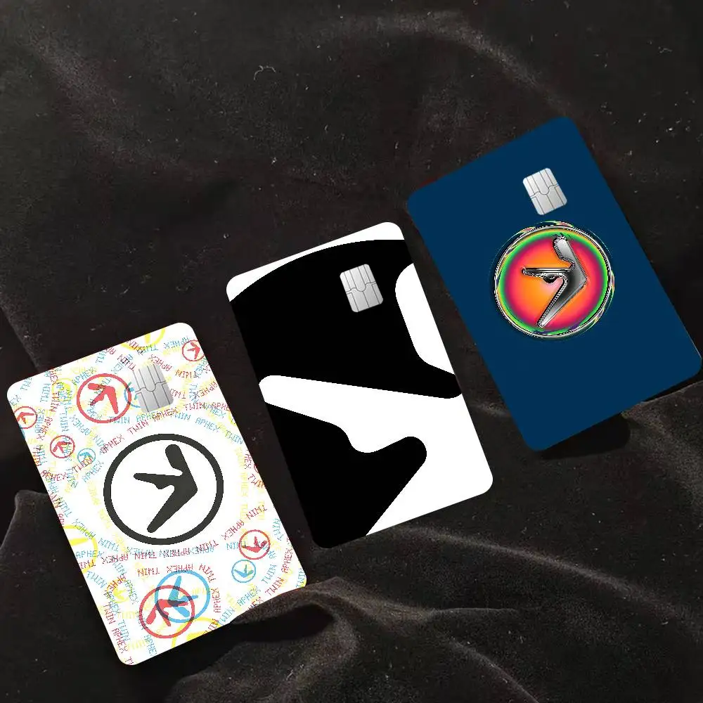 Band DJ A-Aphex T-Twin Anime Spend or Save Funny Shell On Off Ultra Thin No Fade Sticker Skin Cover Film for Debit Credit Card