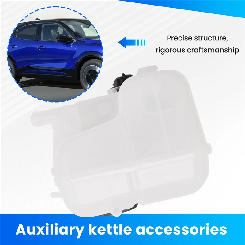 

Radiator Coolant Header Tank Auxiliary Kettle 2295319 1304034 For OPEL VAUXHALL 13220123