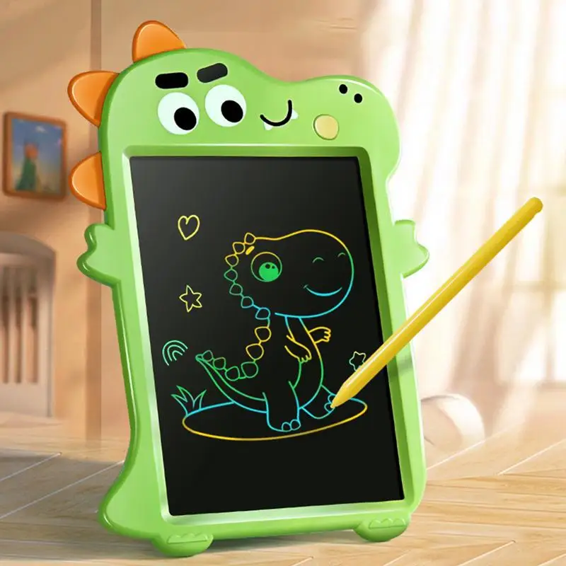 Tavolo da disegno LCD per bambini Tavolo da disegno LCD per cartoni animati da 10 pollici Divertente tavolo da promemoria LCD Blocco da disegno multifunzionale per la scuola a casa