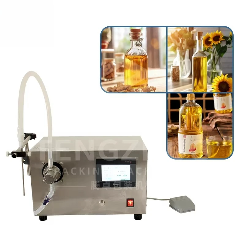 

RTS Semi-automatic Simple Table Top Small Filling Machine High Efficiency Pump Liquid Filling Machine