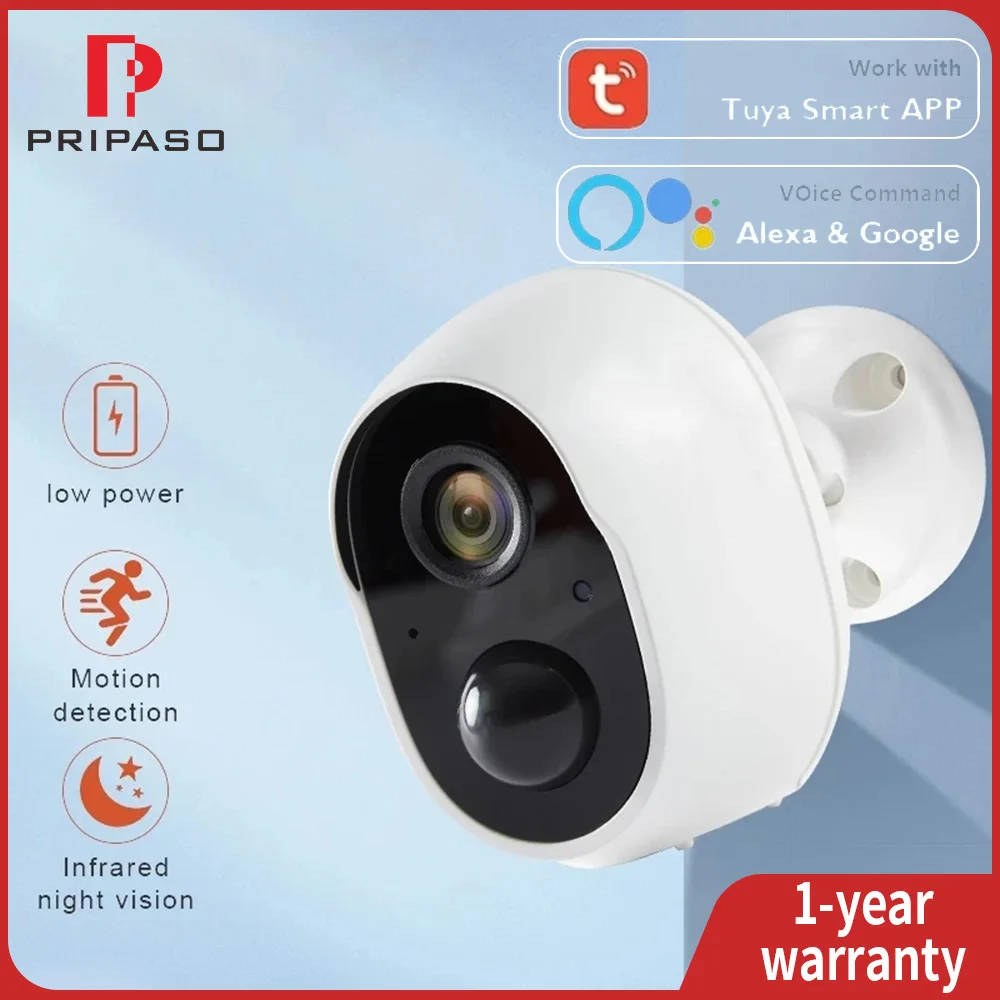 

Беспроводная IP-камера с солнечной панелью и TF-картой, 1080P