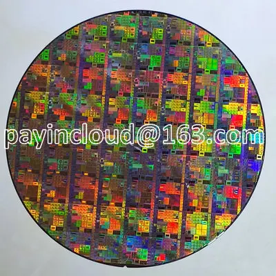 Semiconductor Silicon ChipSilicon Wafer 12 8 6 Inch CPU Technology Sense Decoration Birthday Gift Lithography Chip Circuit Chip