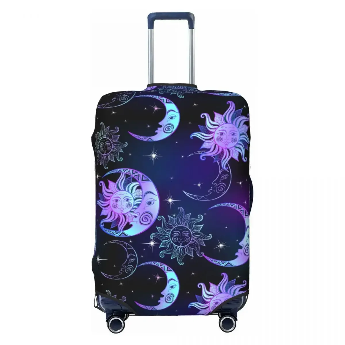 Night Sun Moon Suitcase Cover Holiday Stars Useful Luggage Accesories Travel Protection