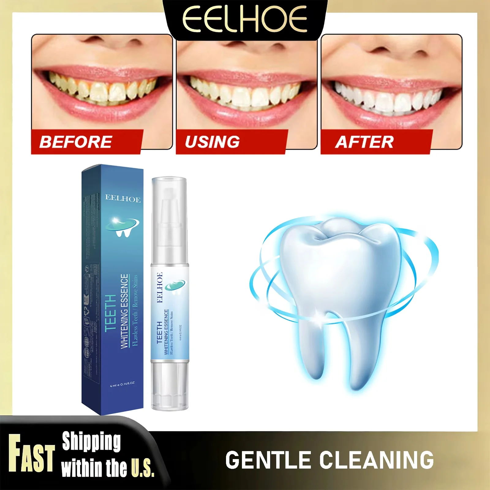 

EELHOE Карандаш-паста для чистки зубов: нежное глубокое очищение от пятен и зубного камня, освежающий дыхание, отбеливающий, для ухода за полостью рта