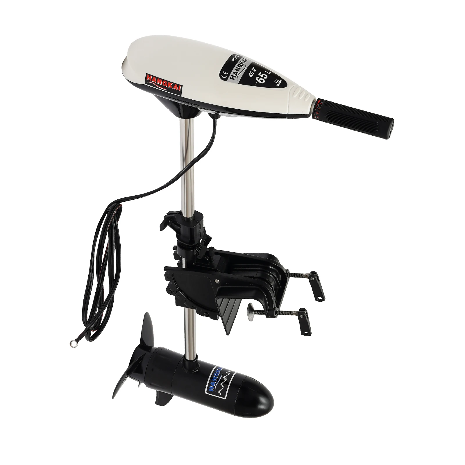 Electric Outboard Motor 12V 660W 1420R/min Thrust Electric Outboard Trolling Motor 65LBS for Boat Engine Inflatable Fishing