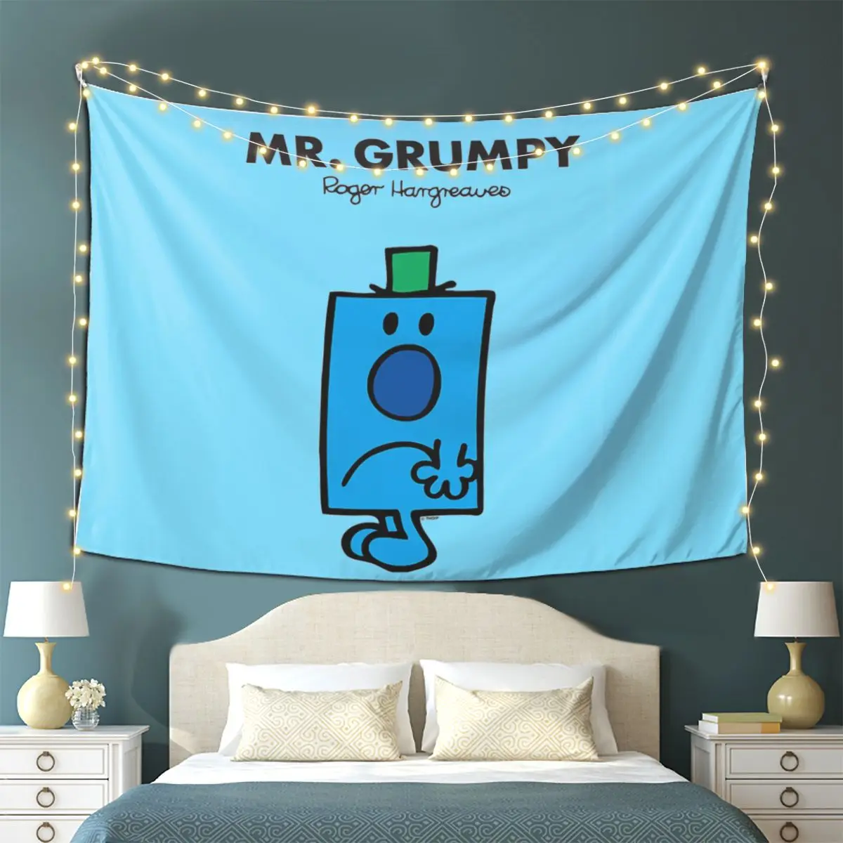 

Mr. Grumpy Tapestry Wall Hanging Aesthetic Home Decor Tapestries for Dorm Room