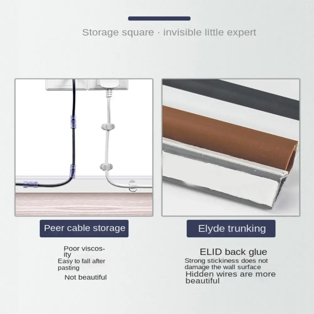 Triangle Slot Floor Cord Cover Extension Wiring Duct Protector Electric Wire Slot Cable Concealer Manage Cable Cover