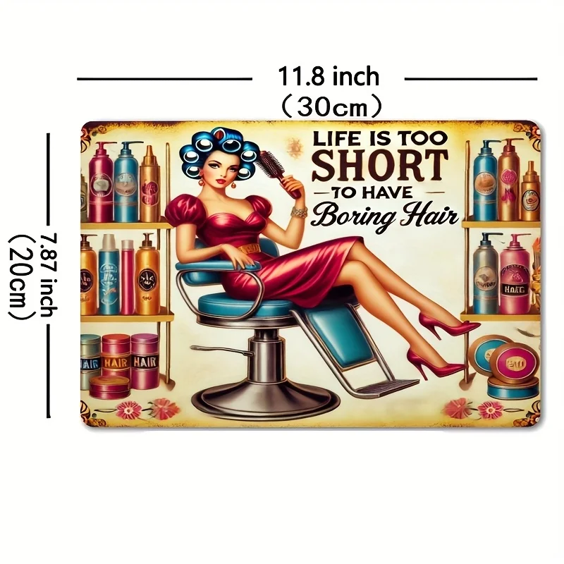 1pc Vintage-Inspired 8x12