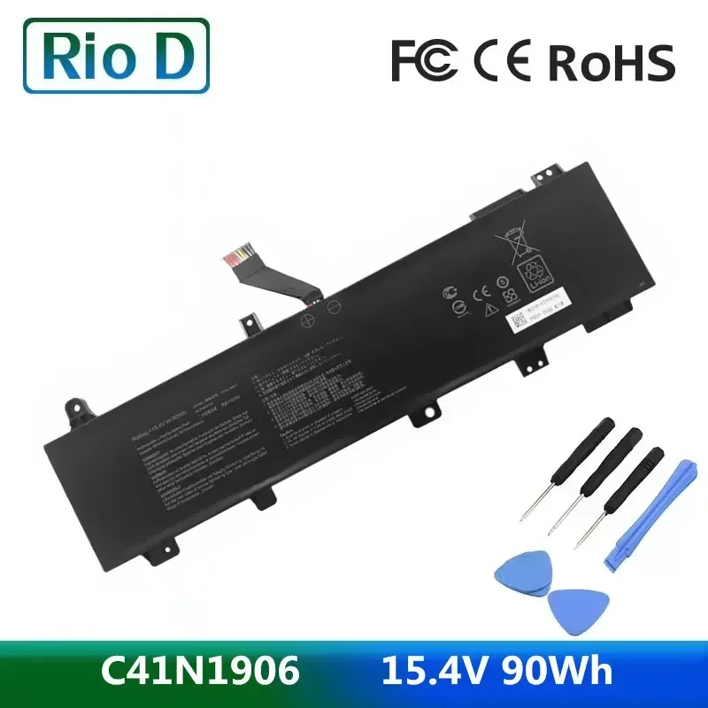 C41N1906 C41N1906-1 Laptop Battery For ASUS GX550LWS GX550LXS FA506QR FA506QM FA706IH FA706QR FX506HC FX506HM FX706H