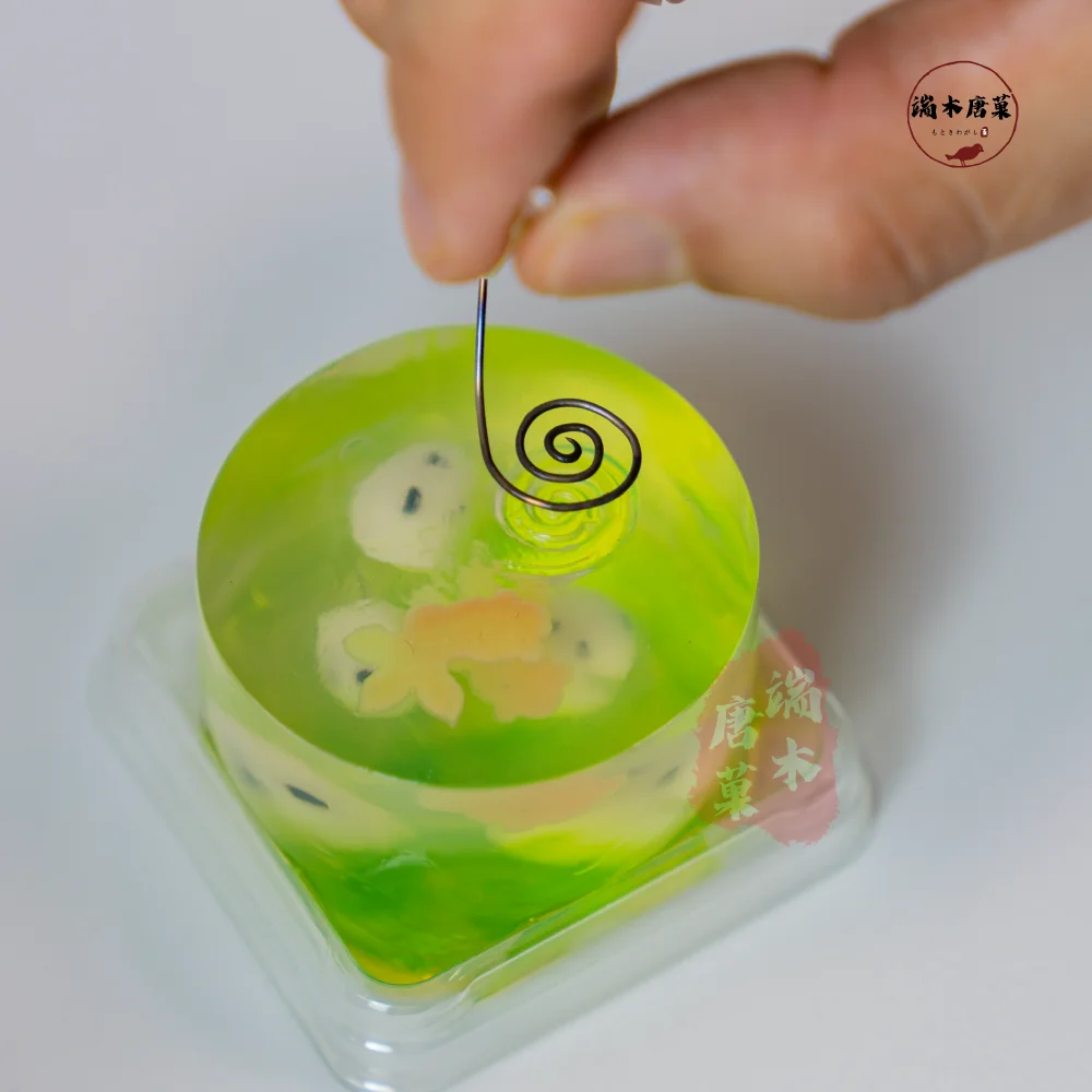 Japanese wagashi water ripple auspicious cloud pattern mold for wagashi fruit making