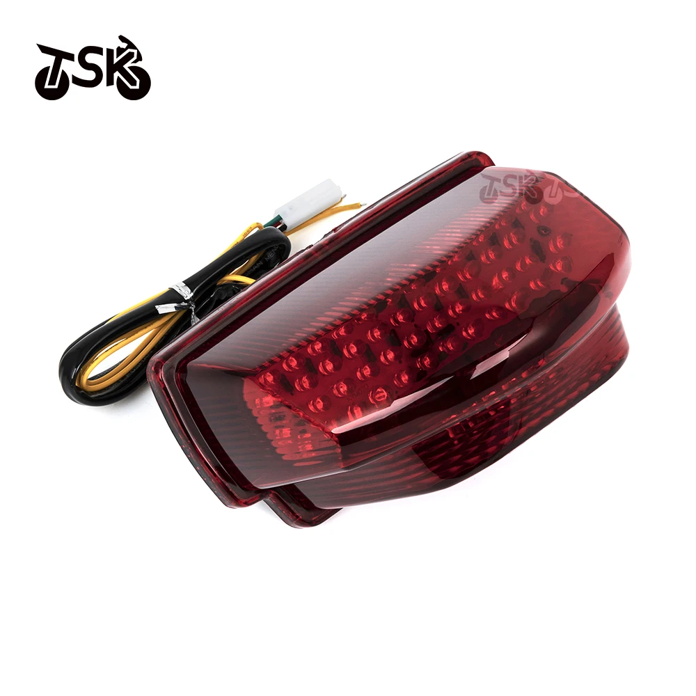 For HONDA CBR 600 RR  CBR600 RR CBR600RR F5 2007-2012 Motorcycle Rear Turn Signal Tail Stop Light Lamp Integrated red