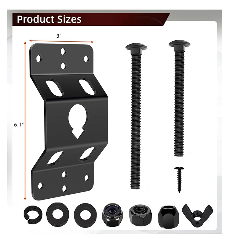 Popular_Wall Mount Spare Tire Mounting Bracket Rack for Enclosed Trailers