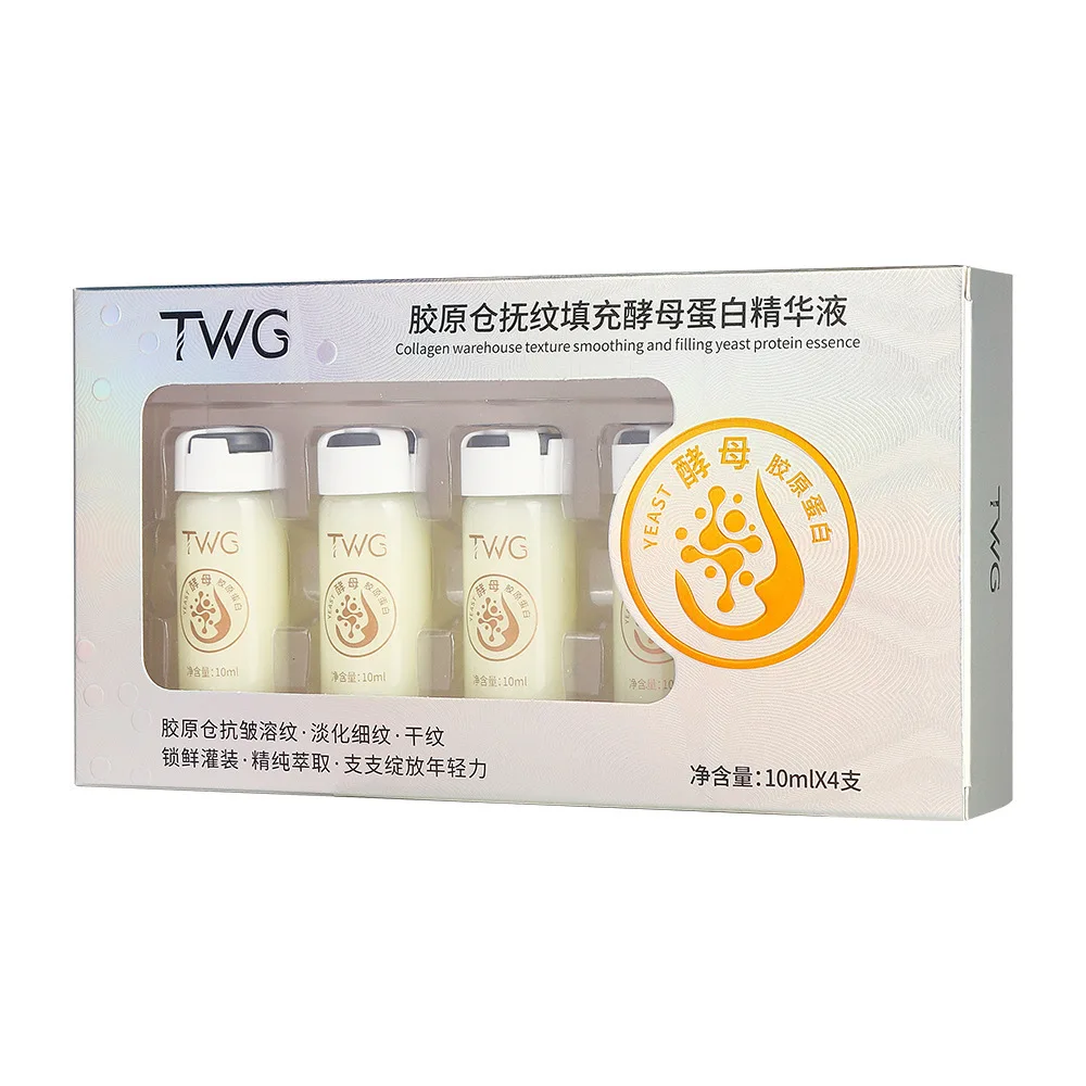 Collagen Warehouse Texture Smoothing and Filling Yeast Protein Essence Face Serum Refreshing Moisturizing Stroke Protein Serum