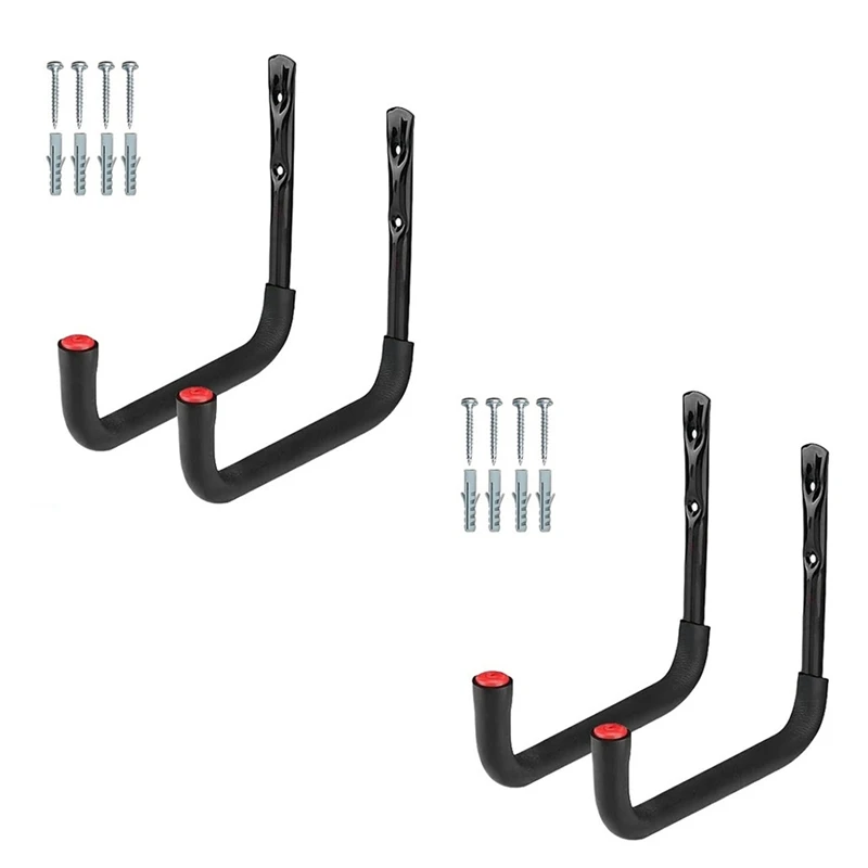 

2X Kayak Racks Heavy Duty Wall Mounted Kayak Storage Hooks Kayak Storage Hangers For Canoe Kayak Garage Paddle Board