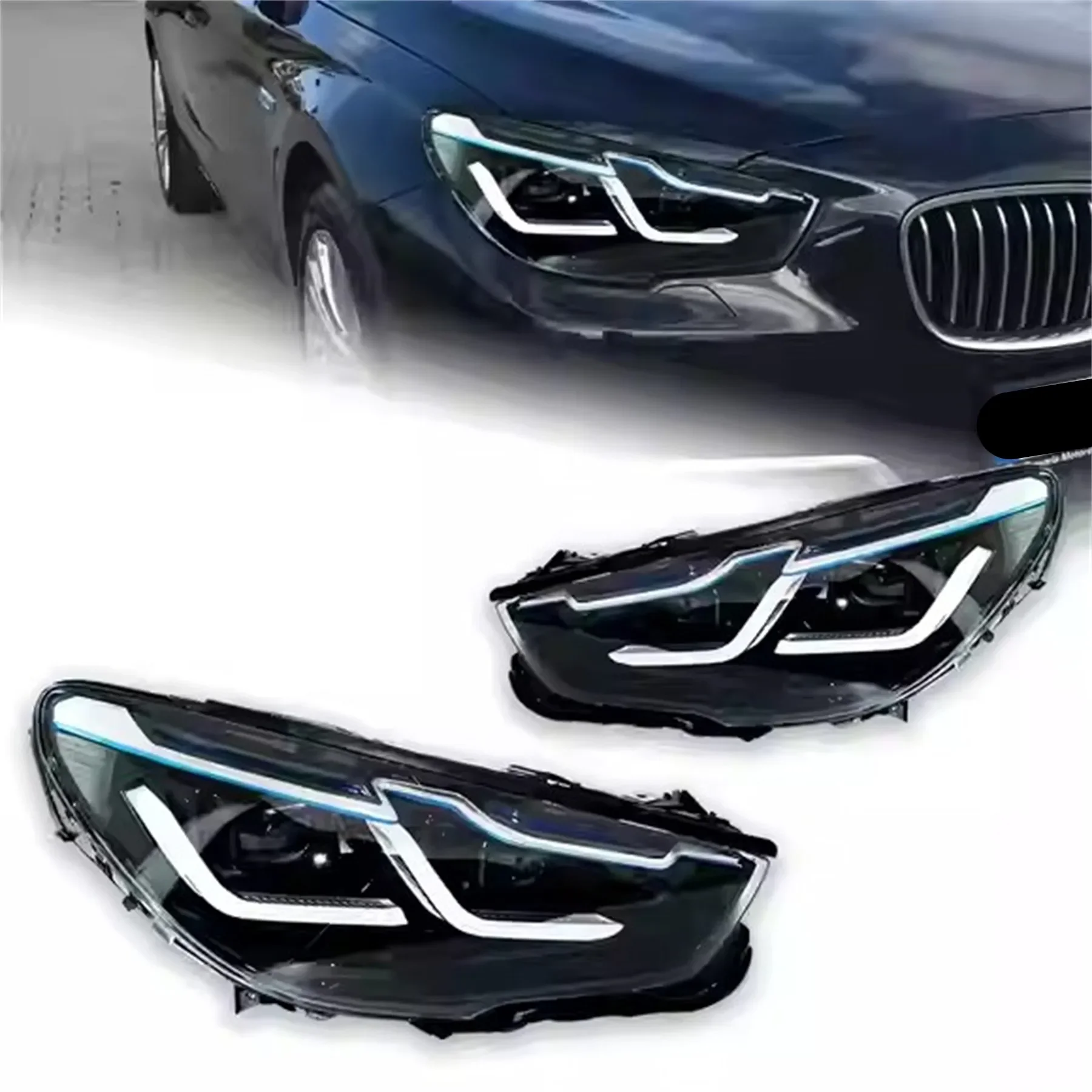 

Автомобильная фара для BMW 5 серии GT F07 10-17 DRL дневные ходовые огни дальнего ближнего света указатель поворота
