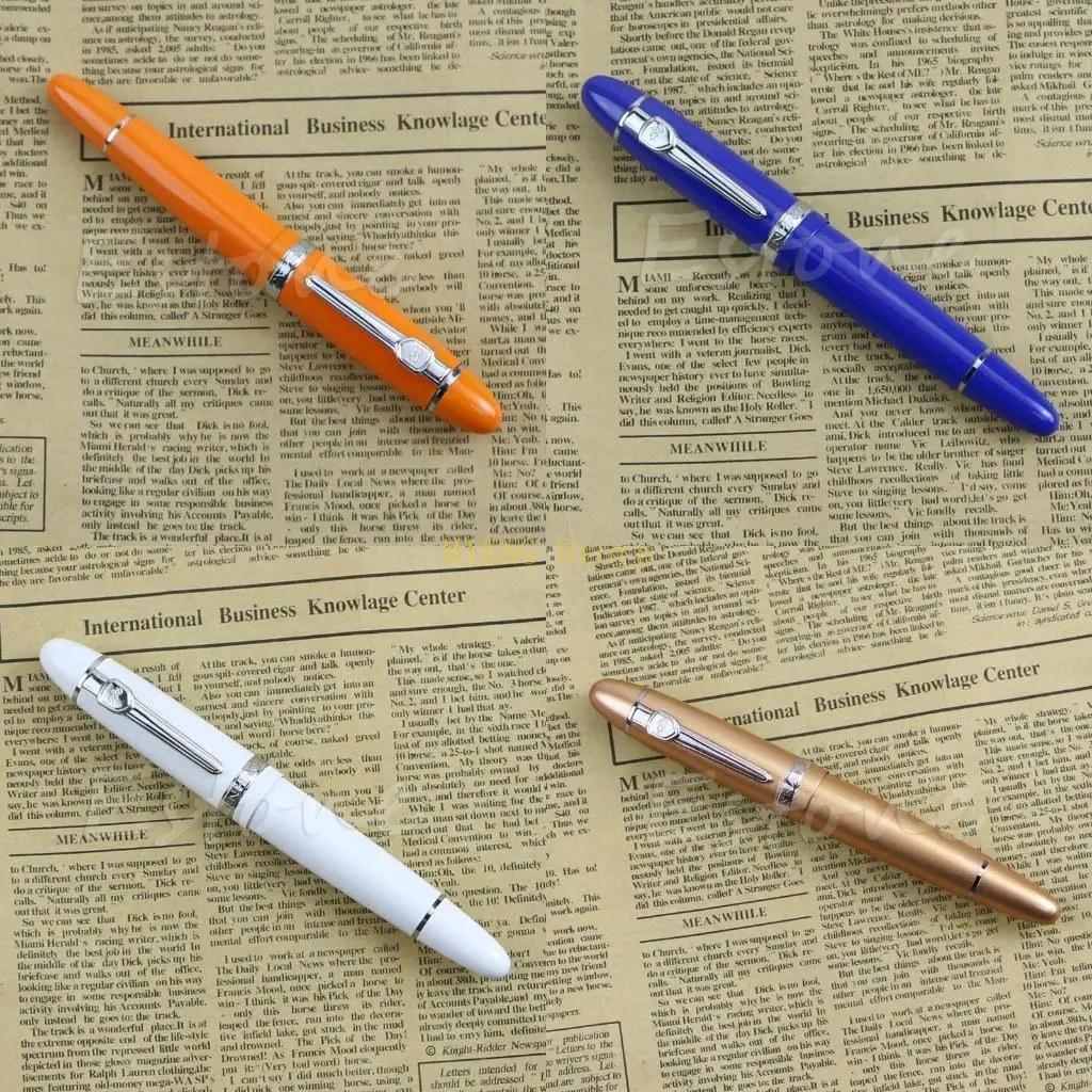 

Deluxe Steel Jinhao 159 Blue And Silver Trim Nib Smooth Fountain Pen best sale