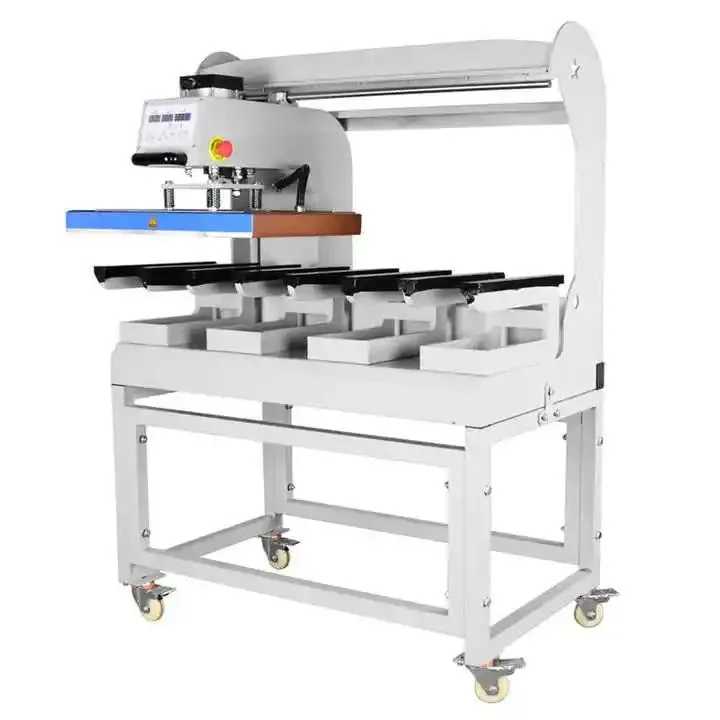 

Wholesale Underwear Seamless Flat Heat Bonding Pneumatic Heat Press Machine for T-Shirts Printing