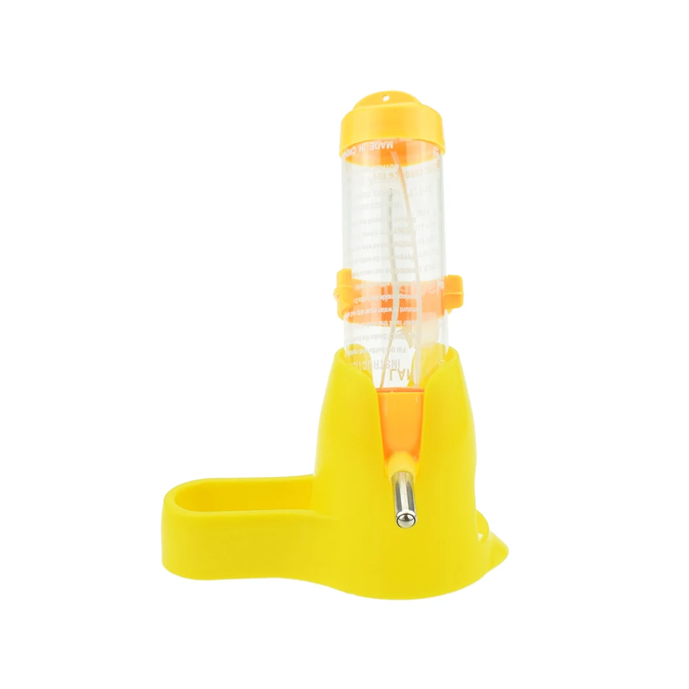

125 ML Pet Feeder Eco friendly Hamster Water Dispenser Wide Opening Bottle Holder Anti skid Easy Clean Non polluting PP Resin