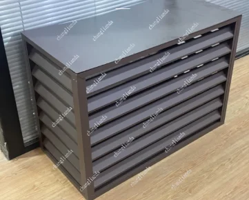 Aluminum Alloy Air Conditioner Outer Unit Cover Outdoor Unit Protective Cover Rain and Sun Protection Air Conditioner Outer