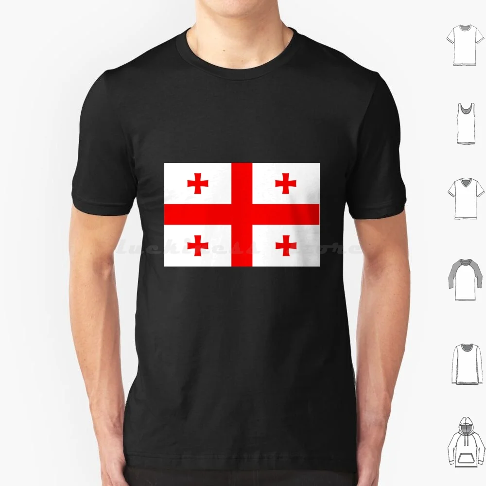Georgia Flag T Shirt Big Size 100% Cotton Georgia Flag Georgia Flag Flags Georgia Flag Georgian Georgia Flag Symbol Georgia