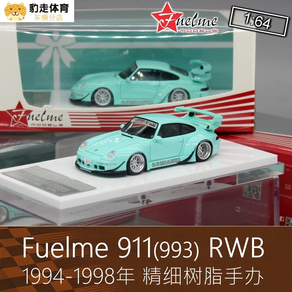 

Fuelme 1:64 RWB 911 993 Simulation Limited Edition Resin Metal Static Car Model Toy Gift