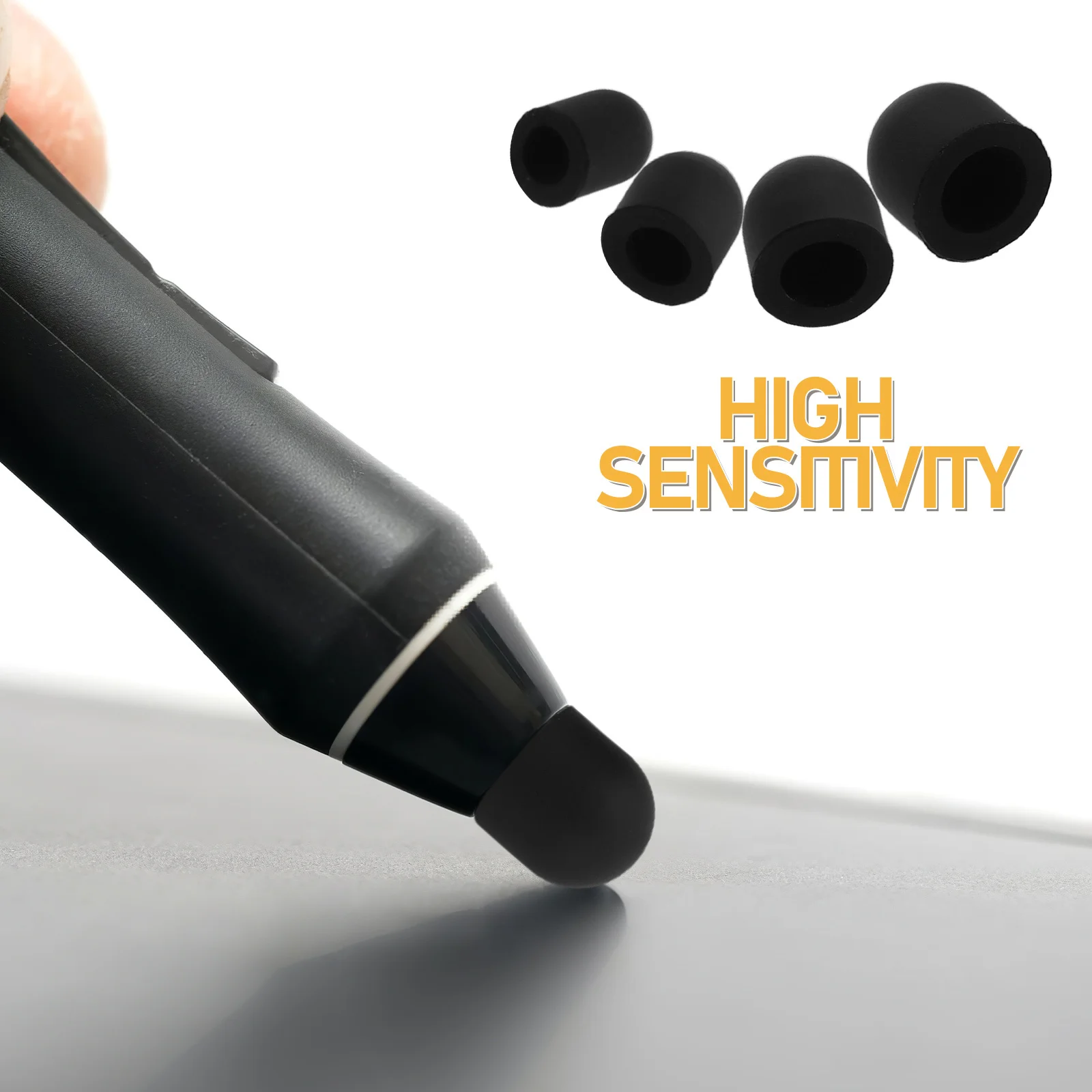 60 قطعة قلم ستايلس من السيليكون نصائح استبدال المناقير عالية الدقة لا خدش لشاشة اللمس بالسعة الهاتف المحمول اللوحي القلم