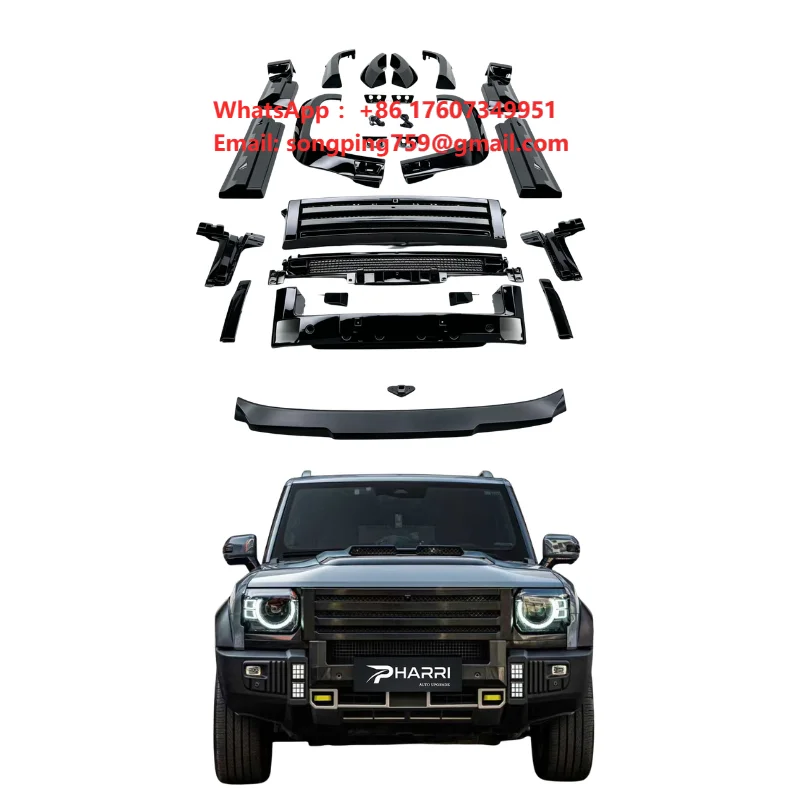 Pharri PP Knight 007 Bumper Bolt-On Kit for Chery Jetour T2 Traveller 2023-2025 Car Exterior Facelift Upgrade Parts