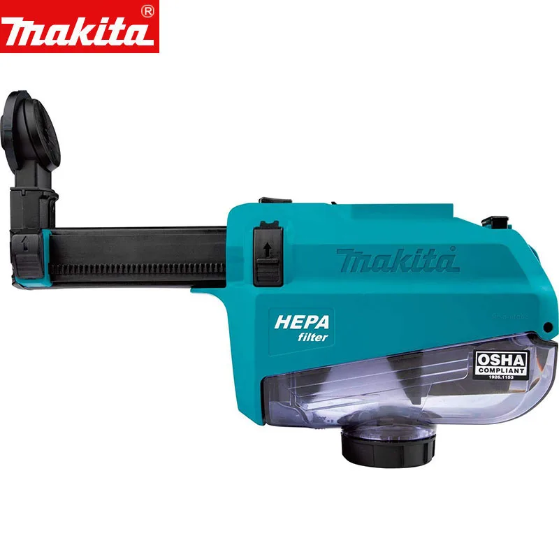 Makita Dust Collector DX05 Attachment with Hepa Filter Cleaning Mechanism Compatible Rotary Hammer Electric Drill Dust Extractor