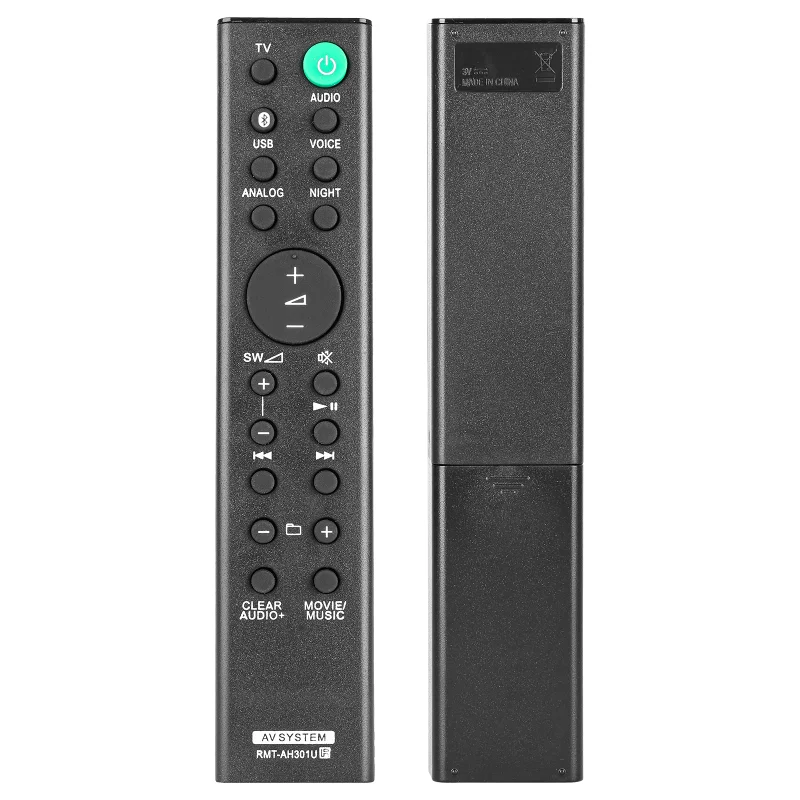 

RMT-AH301U For Sony Remote Control Compatible With Sony Soundbar AV System HT-MT300 HT-MT301 HT-MT300/B HT-MT300/W SA-MT300