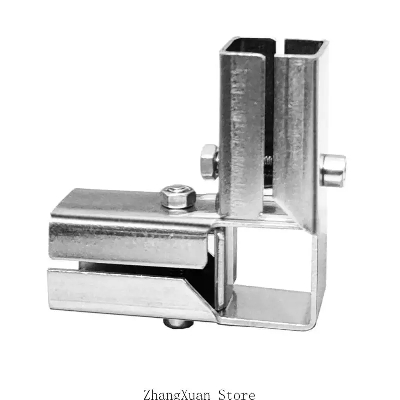 Square Tube Connector Connection Fastener Stainless Steel 3 Way Elbow Pipe Fitting Connector Accessories Enduring 3XUF