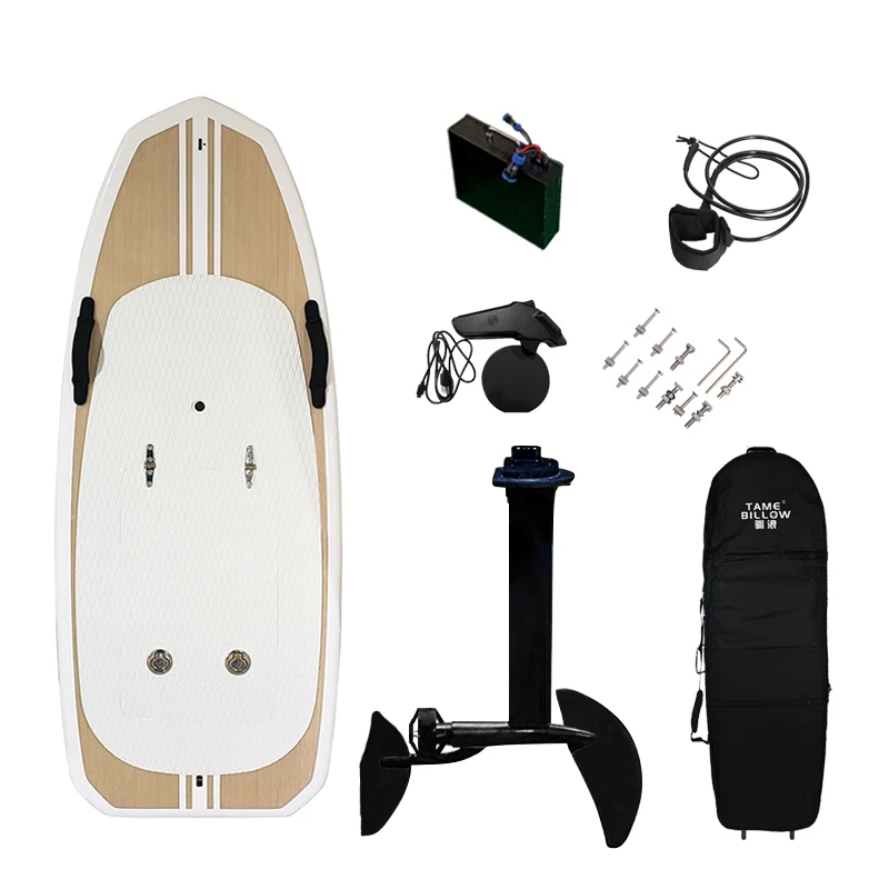 8KW Cheap Carbon Efoil Kit Motor Battery Remote Electric Hydrofoil Surfboard