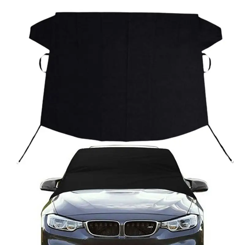 

Car Front Windshield Ice Cover 600D Oxford Fabric Windshield Frost Ice Cover for auto Waterproof Windscreen Cover Heavy Duty