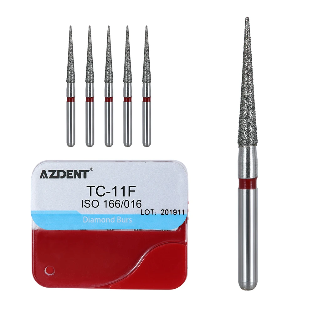 20 Boxen AZDENT Dental Diamantbohrer FG 1,6 mm für Hochgeschwindigkeits-Handstücke, mittlere Polierbohrer, Laborinstrumente, Zahnarztwerkzeuge – Detail 36