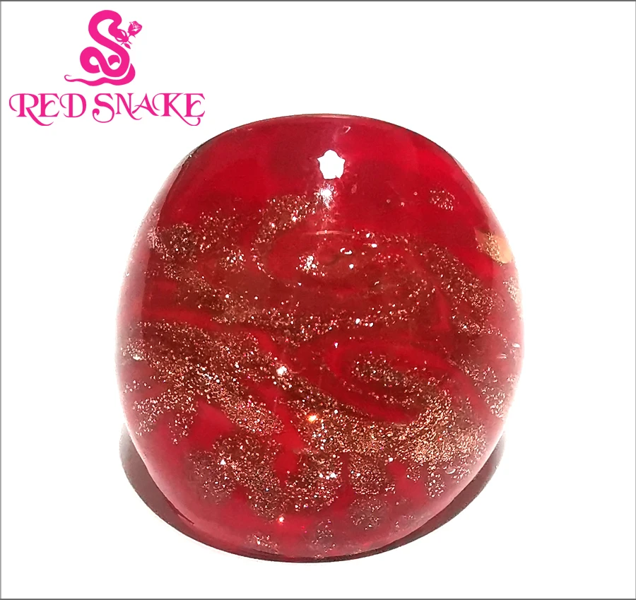 RED SNAKE Brand Fashion Ring Handmade Murano Glass Multifarious Rings RSMG0000#460