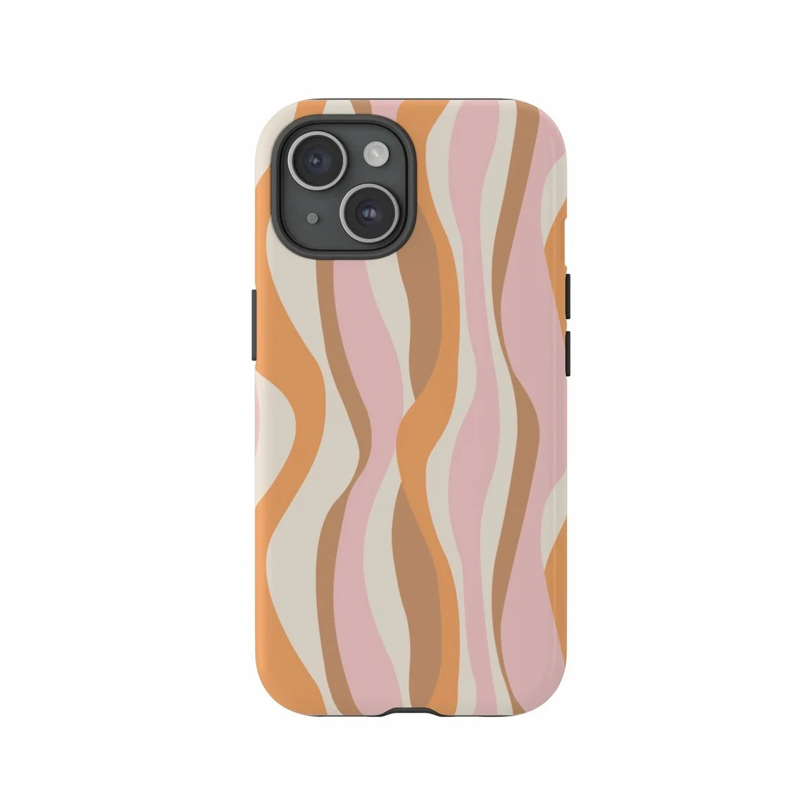 

Rugged Pattern Stylish Design Phone Case for iPhone 17 16 15 14 13 12 11 Air Pro Max Plus Luxury Double-layer Back Cover