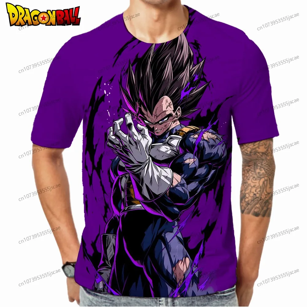 

Hot Cartoon Dragon Ball Z Men's T-shirts 2026 NEW Fashion Clothes for Man Personalized T-shirt Graphic Tee Anime Top Y2k 110-6XL
