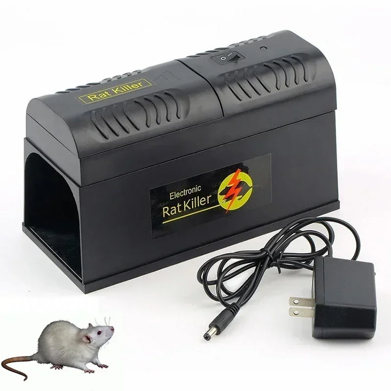 Jiayu LI Electric Rat Traps Trap Killer Mice Rodent Catching Catcher Hige Voltage Animal Pest Control Killing Trap