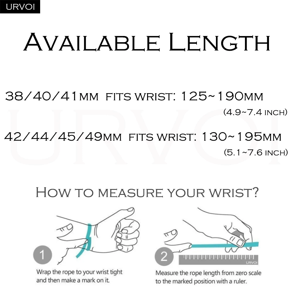 URVOI Finewoven Band for Apple Watch ultra 2 Series 10 9 8 7 6 Modern design buckle strap for iWatch magnetic closure wristband