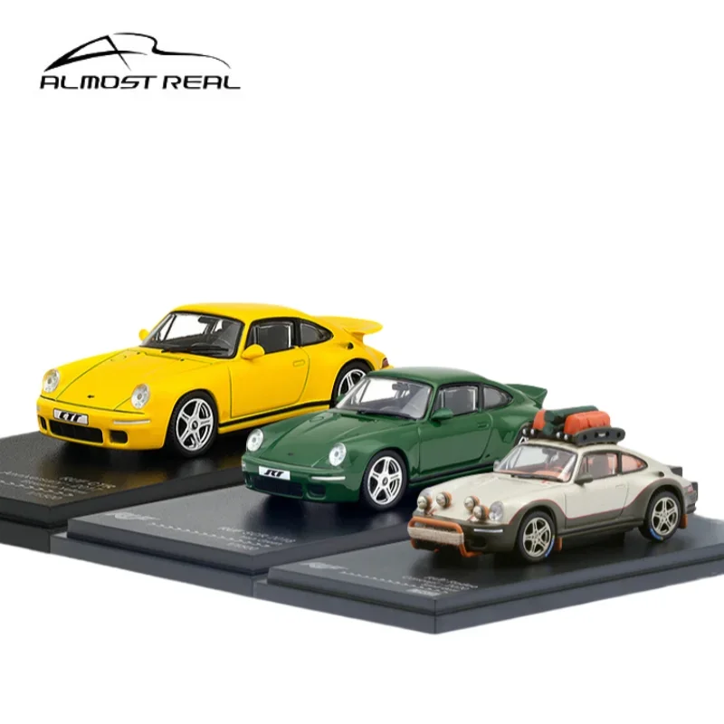 1:64 Porsche 911 RUF Rodeo2020 alloy simulation model, children's collection of decorative toys, holiday gifts for children.