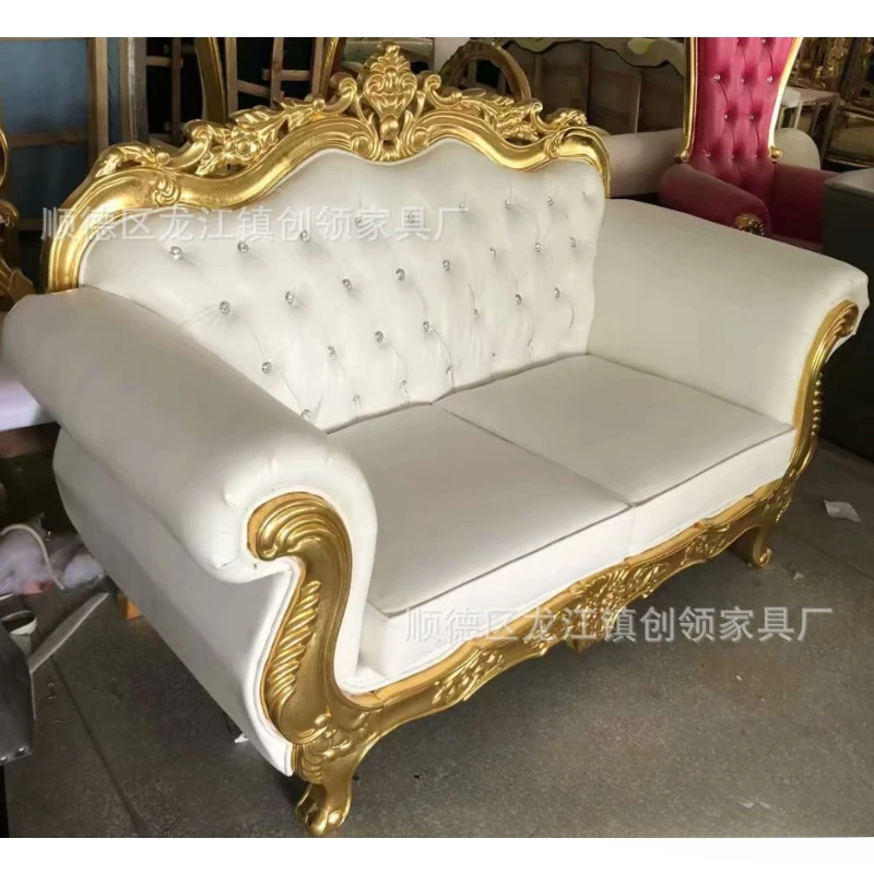 Manufacturer wholesale, European hotel sofa, wedding double sofa, beauty club cafe leisure sofa