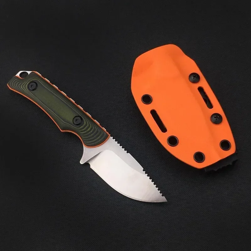 Fixed Blade BM 15017 Knife 8Cr13Mov Blade Two-tone G10 Handle Knife with Kydex Sheath Camping Hunting Outdoor Pocket Tools Gifts