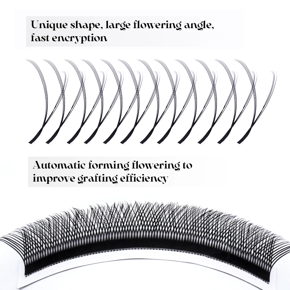 Wendy Lashes 3D YY Shape 3 Split Tips Eyelash Soft BASF Lash C/D/DD Natural Hand-Made High Quality Premade Fans Lash Extension