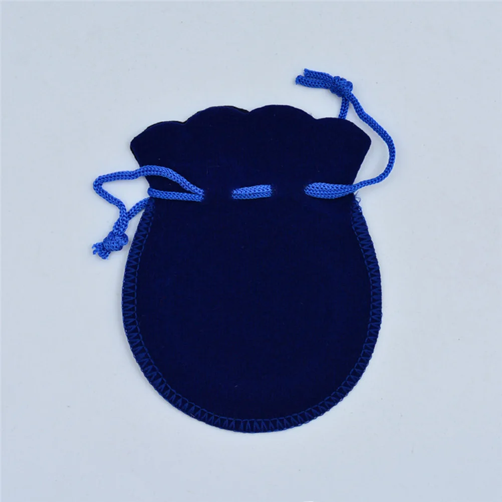 

20Pcs Flannel Jewelry Bags Gourd Shape Drawstring Pouches 9x7cm Storage Bags Gift Packaging for Wedding Christmas Favor