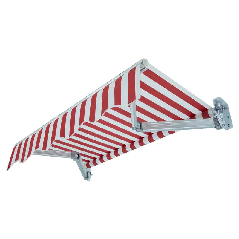 Auvent extérieur 10x8 pieds, fixation murale, étanche, rétractable, manivelle manuelle, bras pliable